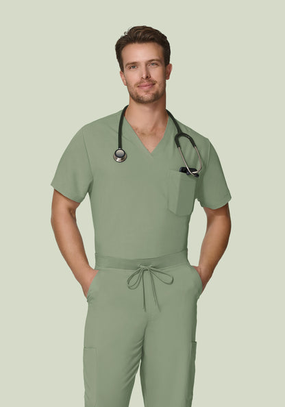 Two Pocket Top Cool Sage