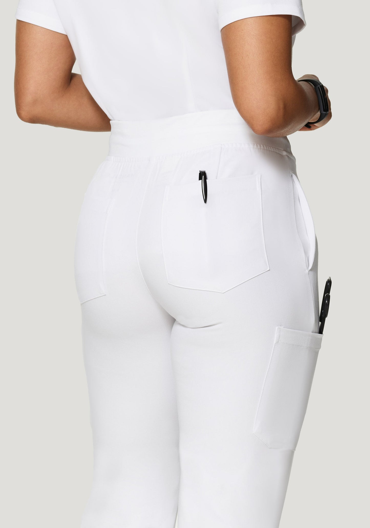 9 Pocket Cargo Pants White