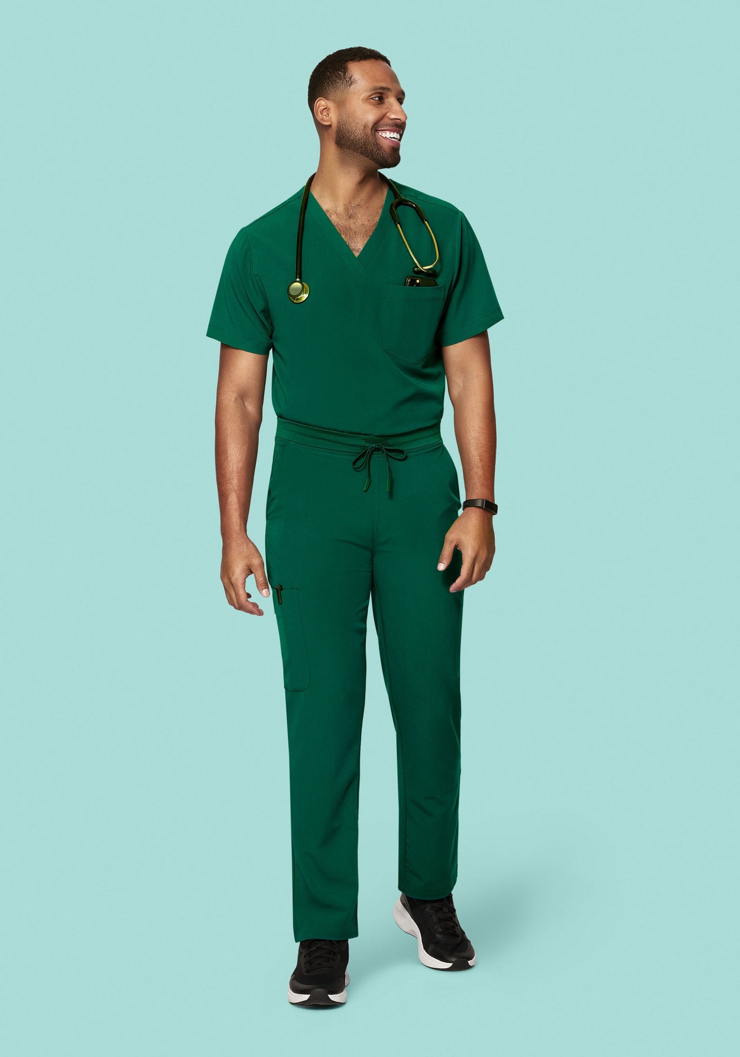 Two Pocket Top Hunter Green