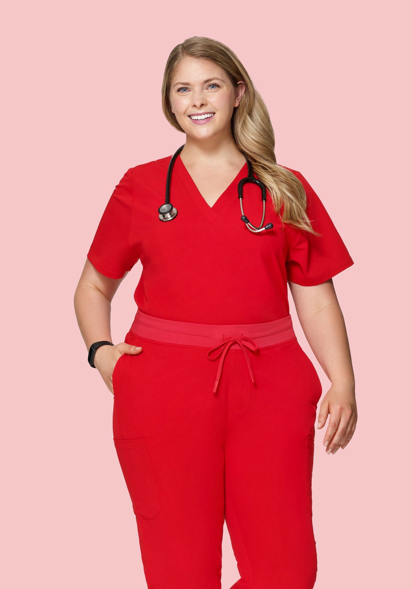 6 Pocket Top Candy Red