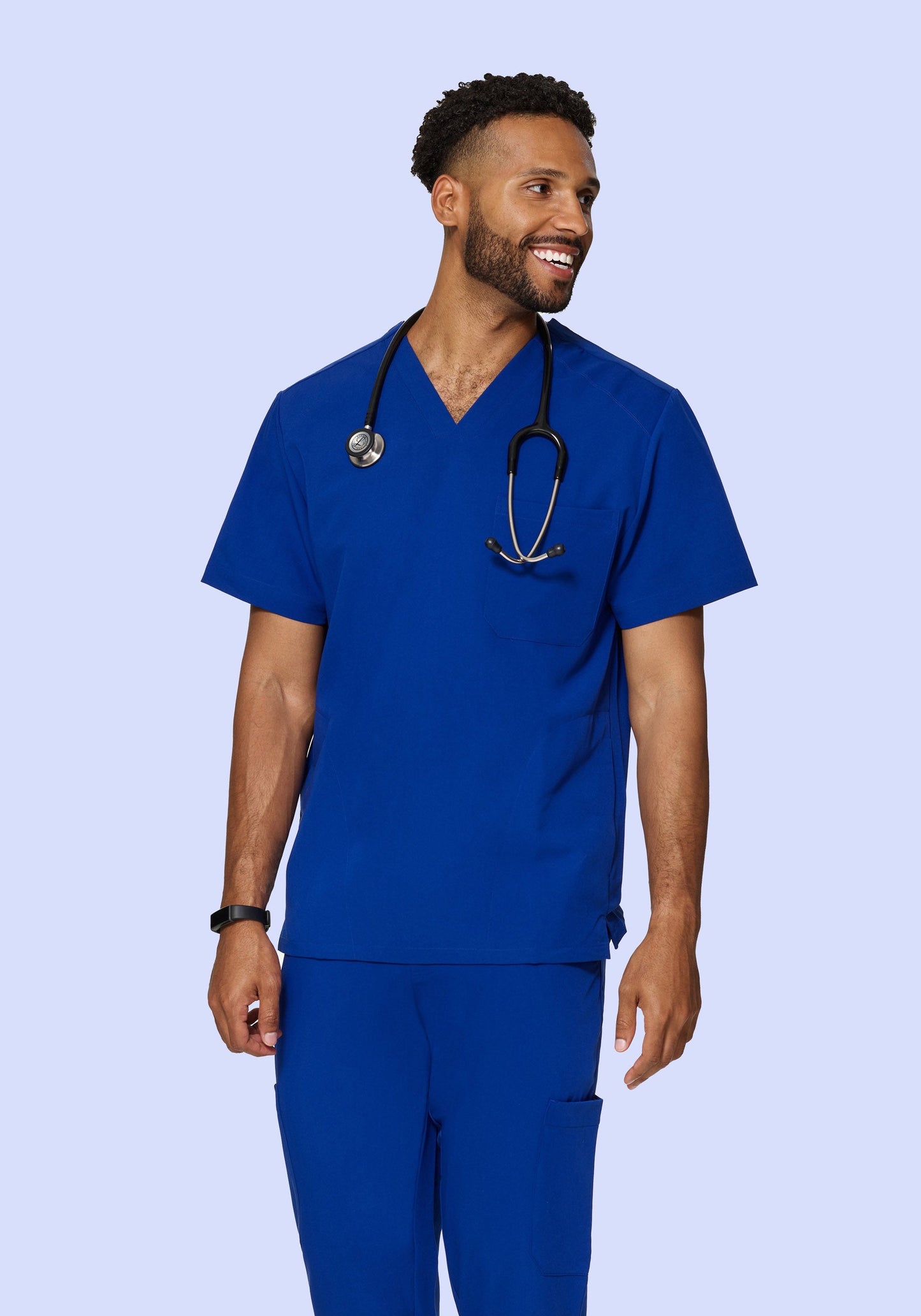 Three Pocket Top Galaxy Blue