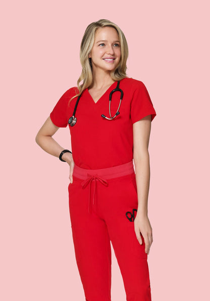 One Pocket Top Candy Red