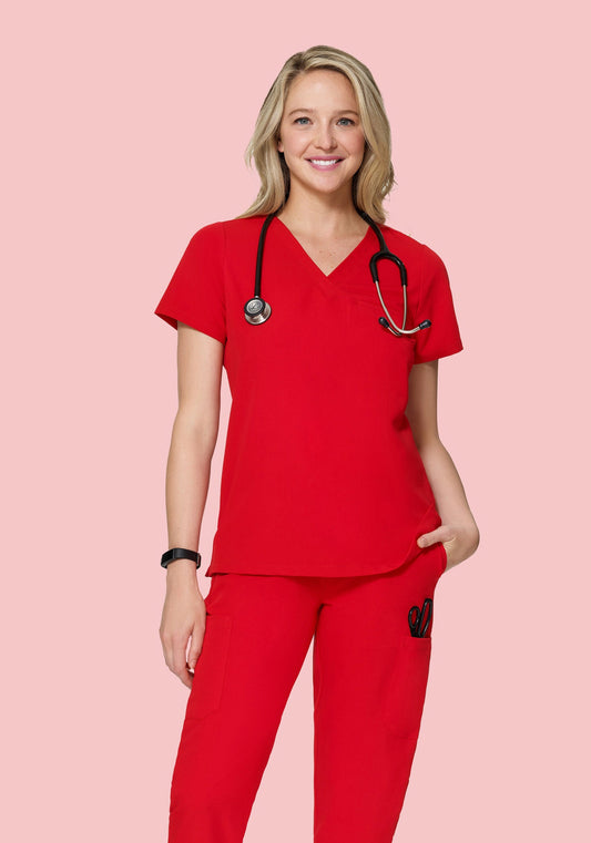 One Pocket Top Candy Red