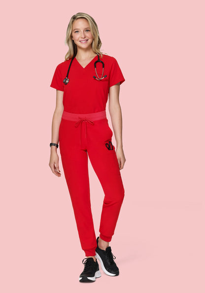 One Pocket Top Candy Red