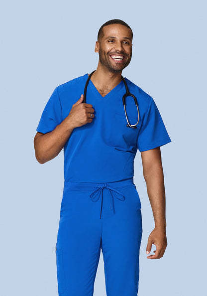 Three Pocket Top Royal Blue