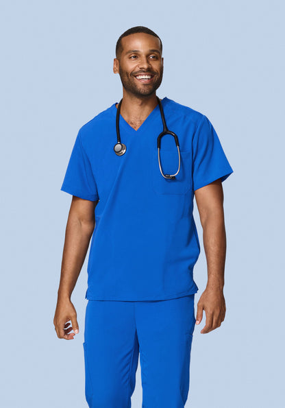 Three Pocket Top Royal Blue