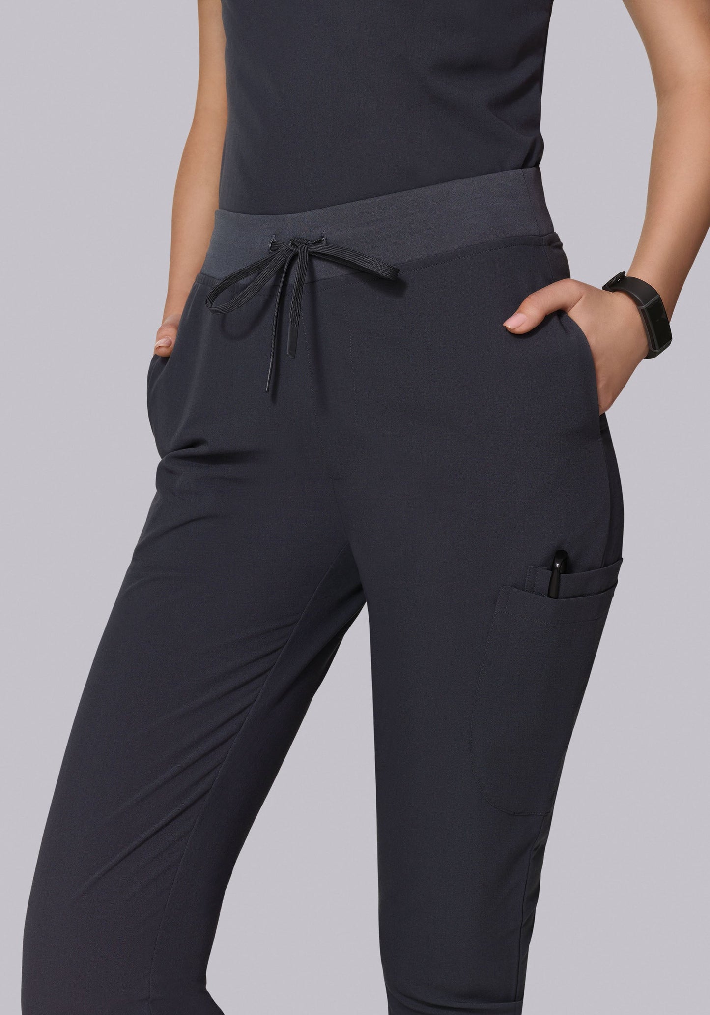 6 Pocket Slim Pants Pewter