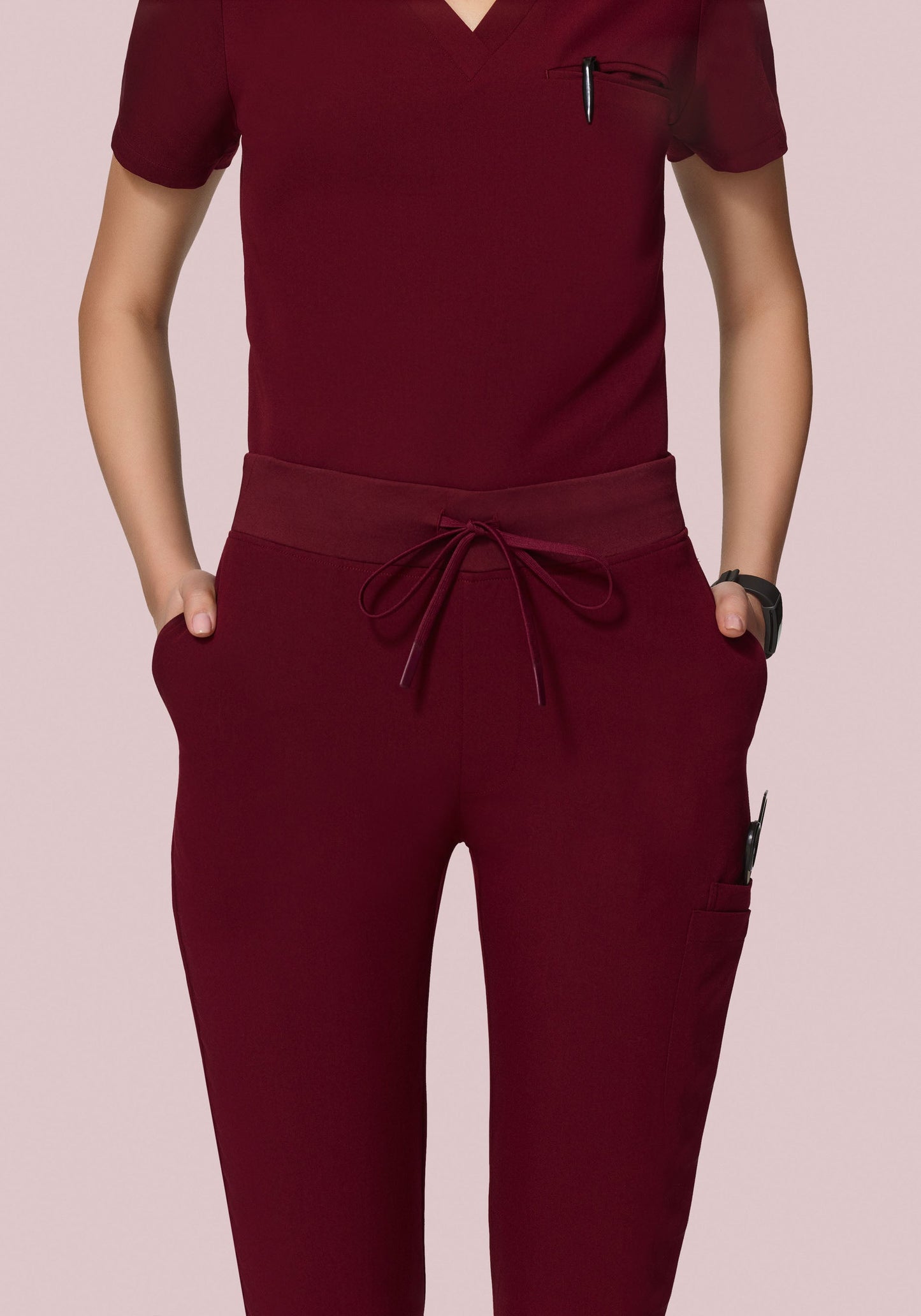 6 Pocket Slim Pants Wine