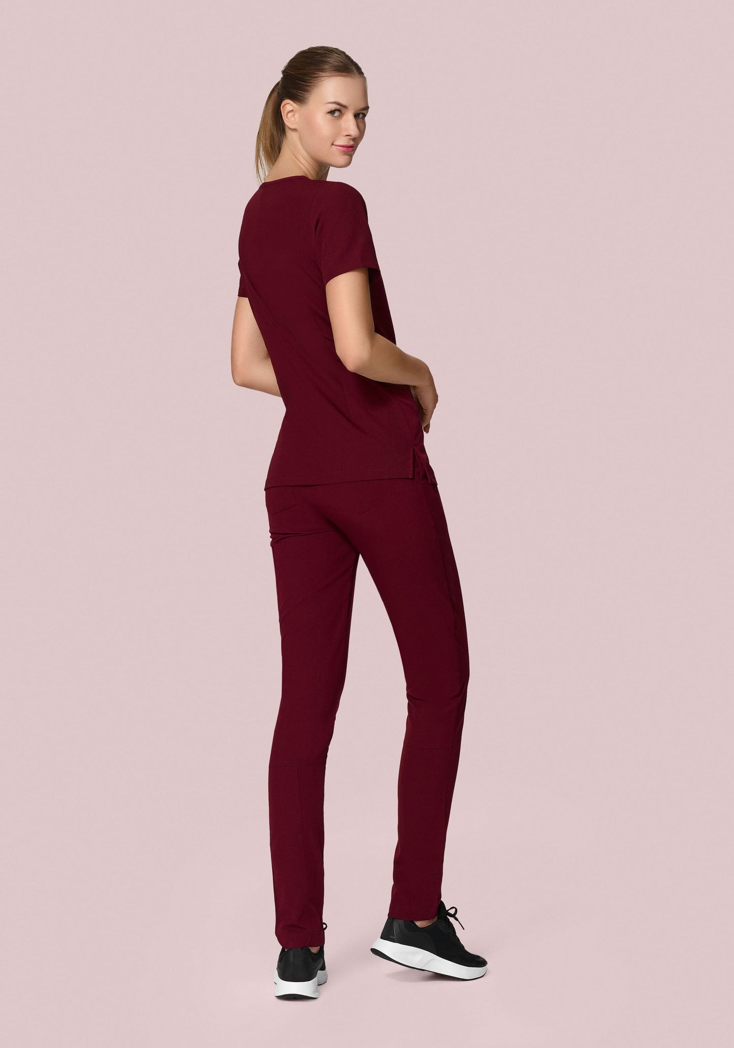 6 Pocket Slim Pants Wine