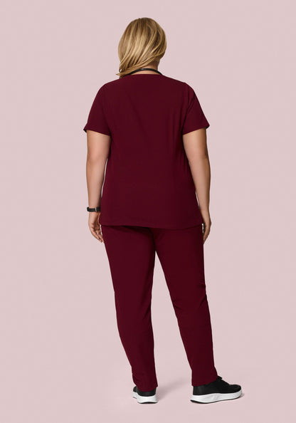 6 Pocket Slim Pants Wine