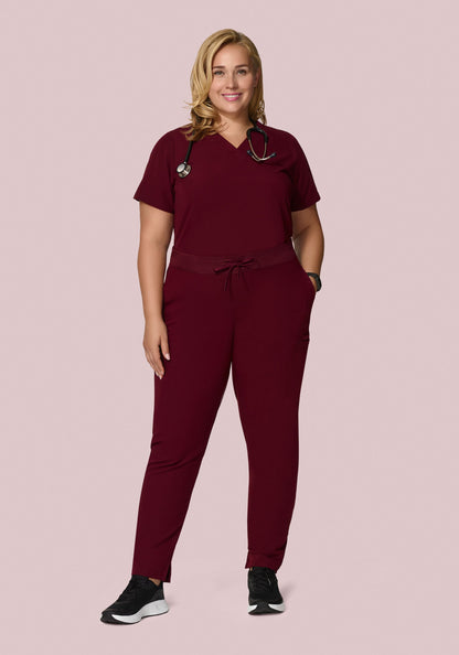 6 Pocket Slim Pants Wine